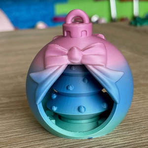 3D Printed Xmas Bauble Spinner Tree