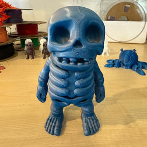 3D Printed Mini Flexi Skeleton upscaled 300%