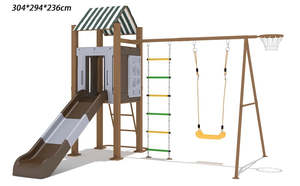 Xtreme Swing Slide Fort 02