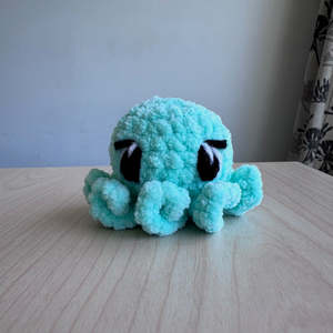 Hand Crocheted Mini Octopus pale green