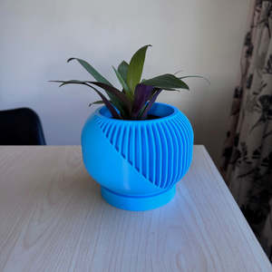3d Prints 1: Narvo Planter Pot sky blue