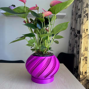 3d Prints 1: Krato Planter Pot Purple