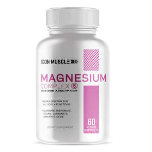 Health Support Vegetarian Vegan: Icon Muscle Magnesium Complex 6