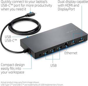 HP TPA-B01 - HP Elite USB-C Docking Station refurbished