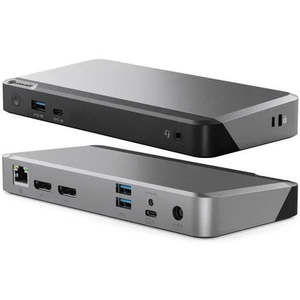 Docking Station: Alogic MX2 USB-C Dual 4K Docking Station, with 65W Power Delivery refurbished