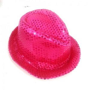 Hats: Shinning Hat Sequin Hot Pink