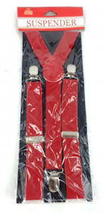 Suspenders: Adult Suspender Red