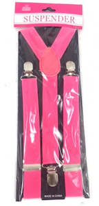 Suspenders: Adult Suspender Hot Pink