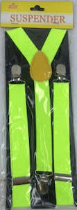 Suspenders: Adult Suspender Florescent Yellow