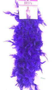 Feather Boa: 40G Boa Purple (2Yards)