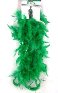Feather Boa: 40G Boa Green (2Yards)