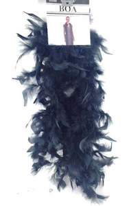 Feather Boa: 40G Boa Black (2Yards)