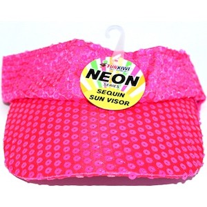 Neon Dress Up: Neon Visor Pink