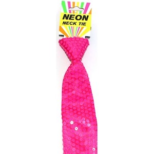 Neon Dress Up: Neon Tie Pink