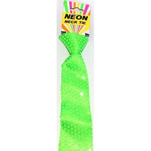 Neon Dress Up: Neon Tie Green