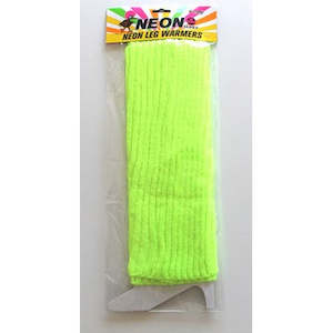 Neon Dress Up: Neon Leg Warmer Yellow