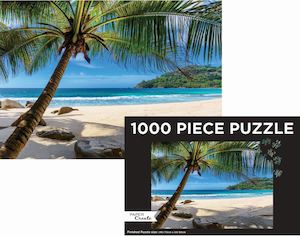 Kids Corner: Puzzle Landscape Tropical Beach