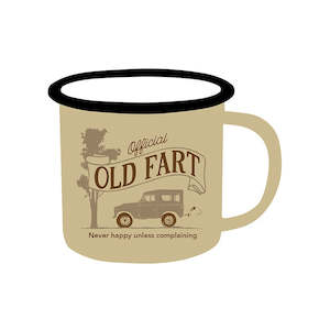 Fathers Day: Old Fart - Adventure Enamel Mug