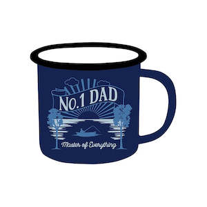 Fathers Day: No1. Dad - Adventure Enamel Mug