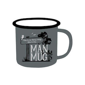 Fathers Day: Man Mug - Adventure Enamel Mug