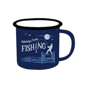 Fathers Day: Fishing - Adventure Enamel Mug