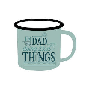 Fathers Day: Dad Thing - Adventure Enamel Mug
