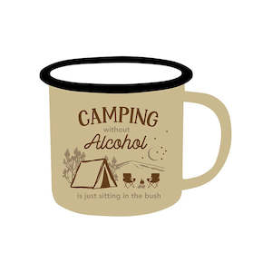 Fathers Day: Camping - Adventure Enamel Mug