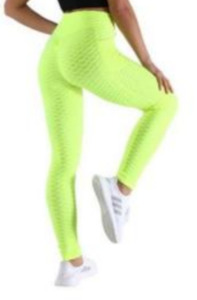 Booty Scrunch TIK TOK Leggings - NEON GREEN
