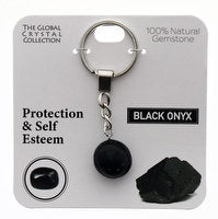 Gemstone Jewelry 1: Protection and Self esteem Keyring natural gemstone