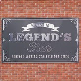 Bar Sign: Bar sign - Legend's Bar
