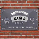Bar Sign: Bar sign with name- Sam's