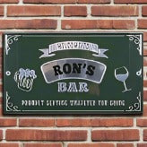 Bar Sign: Bar sign with name- Ron's
