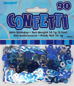 Glitz Blue 90 Confetti