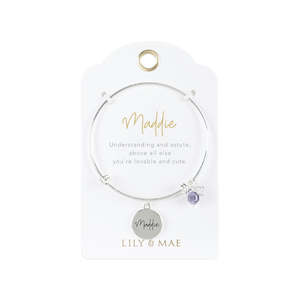 Maddie - L&M Personalised Bangle