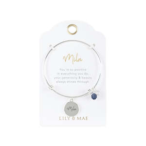 Mila - L&M Personalised Bangle