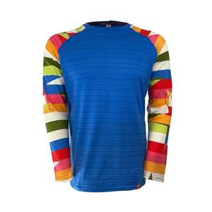 Men's Snazzy Rock Star Long Sleeve Merino Shirt | Stripe