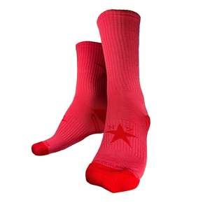 Bicycle Collection: Yank Merino Crew Sock | Coral
