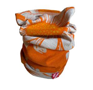 Neck Scarf Collection: Calm Orange Power Merino Scarf