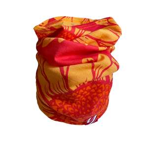 Hyper Pink Flower Power Merino Scarf