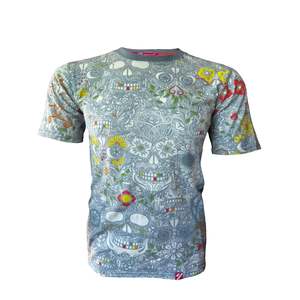 Men's Sugar Skull Merino Box Tee | Storm
