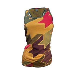 Made For Women: Women's Houndstooth Singlet | Golden Twilight