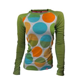 Long Sleeves: Women's Merino Autumn Spice Long Sleeve | Spot