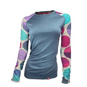 Long Sleeves: Women's Seabreeze Long Sleeve Merino | Storm