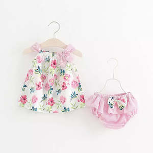 Products: Baby Girls 2 Piece Dress and Pant set