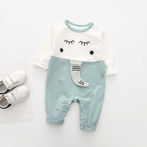 Boys: Baby Elephant two colour Jumpsuit