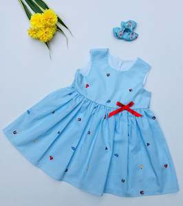 Dresses 1: Light Blue Toddler girl Dress