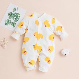 Frontpage: 100% Cotton Baby Long-sleeve Jumpsuit NZ