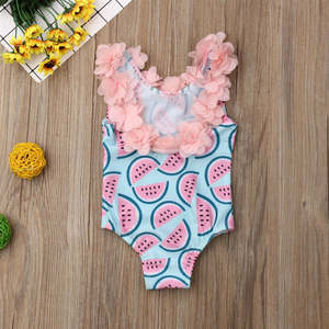 Baby Girl: Baby girl Swimwear Swimsuit Watermelon Print