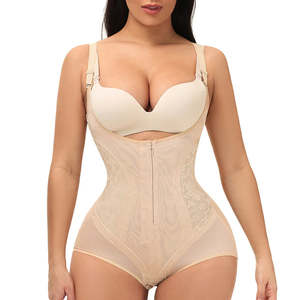 Zip Front Shapewear Bodysuit