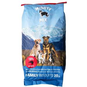 Products: MIGHTY MIX FAMILY DOG BISCUITS - Yardlands